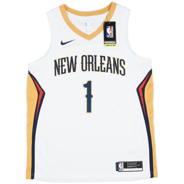 2019-24 New Orleans Pelicans Williamson #1 Nike Swingman Home Jersey (M)