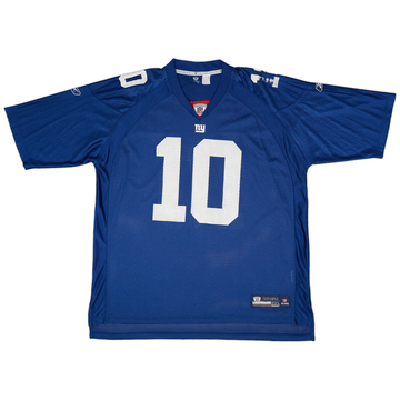 2008 New York Giants Manning #10 Reebok On Field Home Jersey (Good) XXL