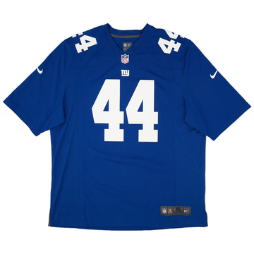2012 New York Giants Bradshaw #44 Nike Game Home Jersey (Very Good) XL
