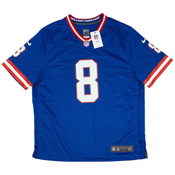 2022-23 New York Giants Jones #8 Nike Game Alternate Jersey (XL)