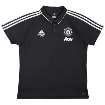 2017-18 Manchester United adidas Training Polo Shirt - 8/10 - (L)