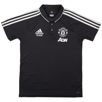 2017-18 Manchester United adidas Training Polo Shirt - 8/10 - (S)