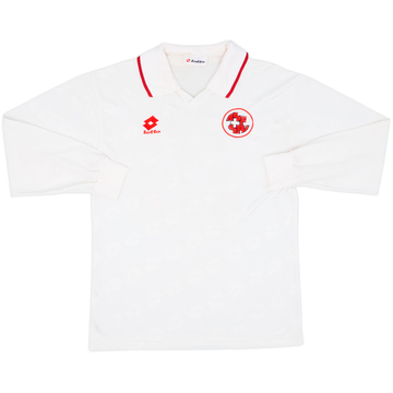 1994-96 Switzerland Match Issue Away L/S Shirt #15