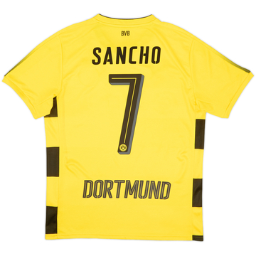 2017-18 Borussia Dortmund Camiseta Local Sancho #7 - 9/10 - (M)
