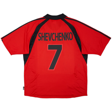 2001-02 AC Milan Third Shirt Shevchenko #7 - 10/10 - (XL)