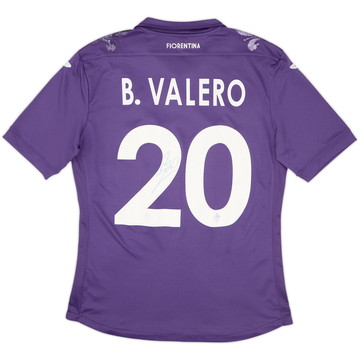 2013-14 Fiorentina Signed Home Shirt B.Valero #20 - 5/10 - (L)