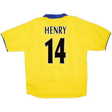 2003-05 Arsenal Away Shirt Henry #14 - 8/10 - (XL)