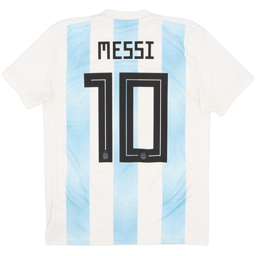 2018-19 Argentina Home Shirt Messi #10 - 6/10 - (S)