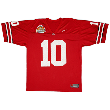 2007 Ohio State Buckeyes Smith #10 Nike Home Jersey (Excellent) XL