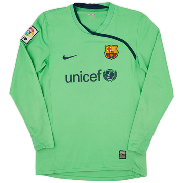 2008-09 Barcelona GK Shirt - 9/10 - (XL.Boys)