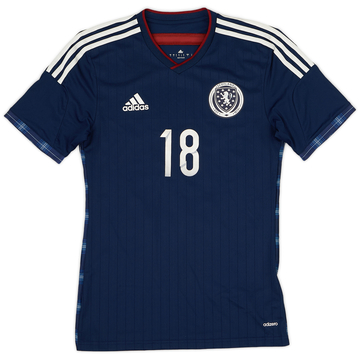 2014-15 Scotland Youth Match Issue Home Shirt #18 - 8/10 - (S)