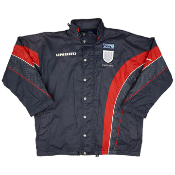 1998-00 England Umbro Padded Bench Coat - 9/10 - (L)