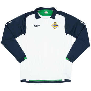 2009-10 Northern Ireland Away L/S Shirt - 8/10 - (M)