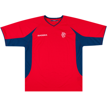 2003-04 Rangers Diadora Training Shirt - 10/10 - (M)