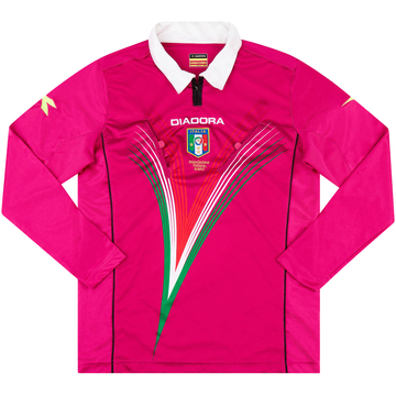 2012-13 Italy Diadora Referee L/S Shirt - 10/10 - (M)