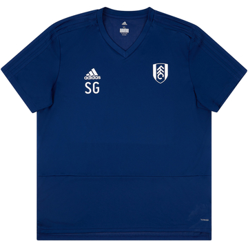 2017-18 Fulham adidas Staff Issue Training Shirt SG - 9/10 - (XL)