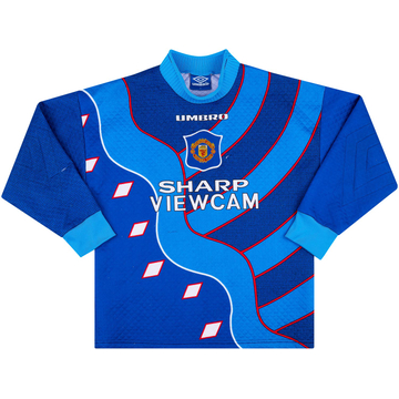 1995-96 Manchester United GK Away Shirt - 5/10 - (Y)