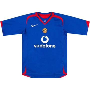 2005-06 Manchester United Away Shirt - 8/10 - (L.Boys)