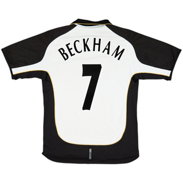 2001-02 Manchester United Centenary Away/Third Shirt Beckham #7 - 6/10 - (M)