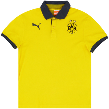 2013-14 Borussia Dortmund Puma Polo Shirt - 8/10 - (S)