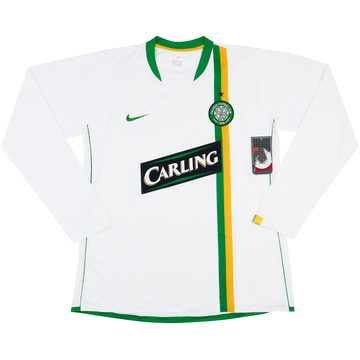 2006-08 Celtic Player Issue Away L/S Shirt (XL)