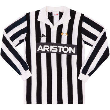 1982-83 Juventus Home L/S Shirt - 8/10 - (S)