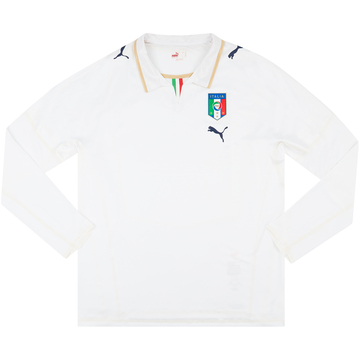2007-08 Italy Player Issue Away L/S Shirt - 9/10 - (XXL)