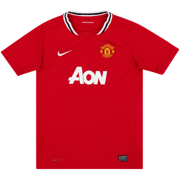 2011-12 Manchester United Home Shirt - 8/10 - (XL.Boys)