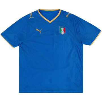 2007-08 Italy Home Shirt - 7/10 - (XL)