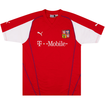 2004-05 Czech Republic Basic Home Shirt - 9/10 - (XL)