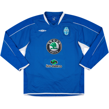2006-07 FK Mladá Boleslav Home L/S Shirt #21 - 8/10 - (L)