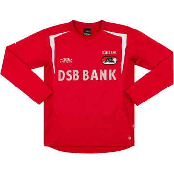 2005-06 AZ Alkmaar Home L/S Shirt #2 - 7/10 - (S)
