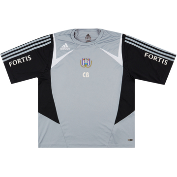 2007-08 Anderlecht Staff Issue adidas Training Shirt 'CB' - 6/10 - (L)