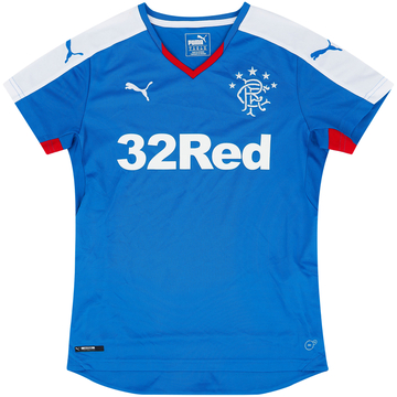 2015-16 Rangers Home Shirt - 9/10 - (Women's S)