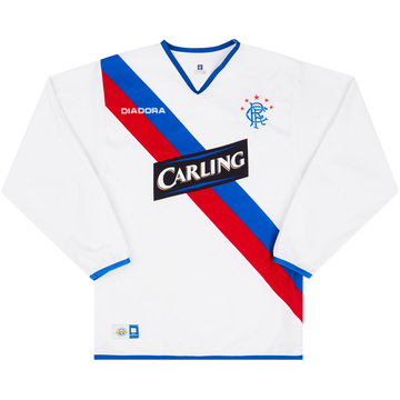 2004-05 Rangers Away L/S Shirt - 6/10 - (S)