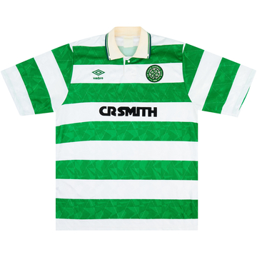 1989-91 Celtic Home Shirt - 8/10 - (L)