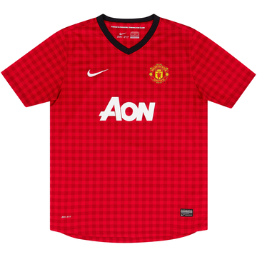 2012-13 Manchester United Home Shirt - 8/10 - (XL.Boys)