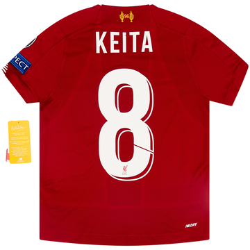 2019-20 Liverpool Home Shirt Keita #8 (S.Boys)