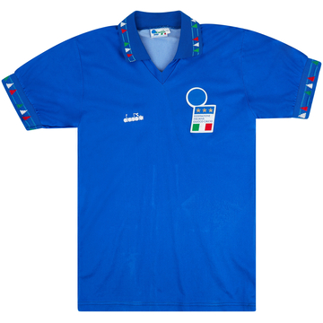 1992-93 Italy Home Shirt - 6/10 - (XL)