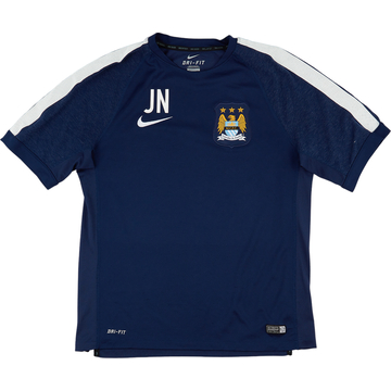 2014-15 Manchester City Staff Issue Training Shirt (JN) - 9/10 - (M)