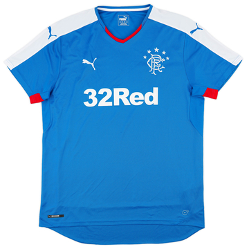 2015-16 Rangers Home Shirt - 7/10 - (XL)