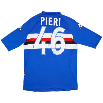 2006-07 Sampdoria Player Issue Home Shirt Pieri #46 - 5/10 - (XL)