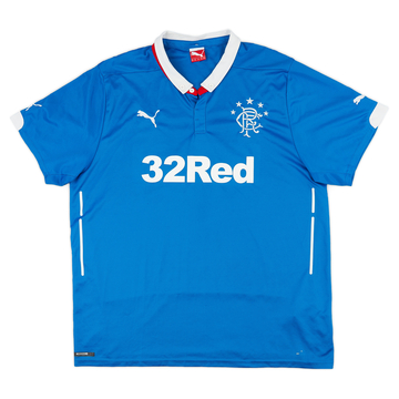 2014-15 Rangers Home Shirt - 8/10 - (XXL)
