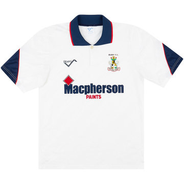 1990-91 Bury Home Shirt - 8/10 - (S)
