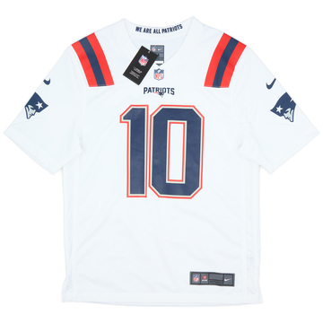 2021-23 New England Patriots Jones #10 Nike Game Away Jersey (M)