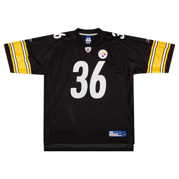 2005 Pittsburgh Steelers Bettis #36 Reebok On Field Home Jersey (Excellent) XL