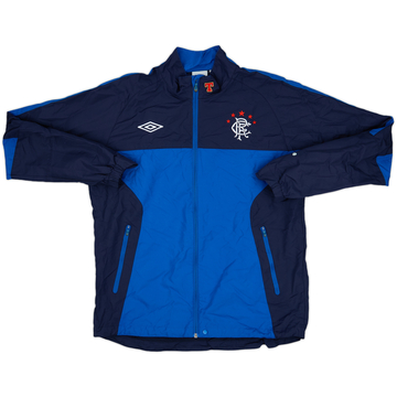 2010-11 Rangers Umbro Hooded Rain Jacket - 8/10 - (M)