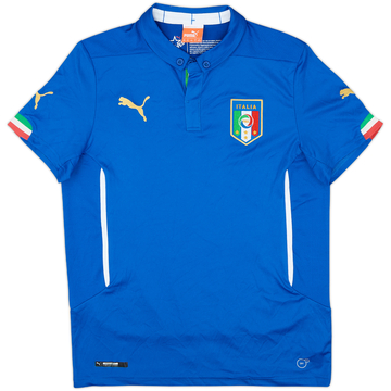 2014-15 Italy Home Shirt - 9/10 - (XL.Boys)