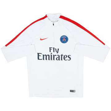 2016-17 Paris Saint-Germain Nike 1/4 Zip Training Top - 9/10 - (M)