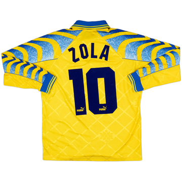 1995-96 Parma Third L/S Shirt Zola #10 - 7/10 - (S)